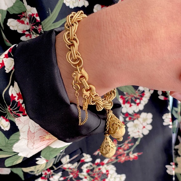 Vintage Monet Bolero Tassel Bracelet